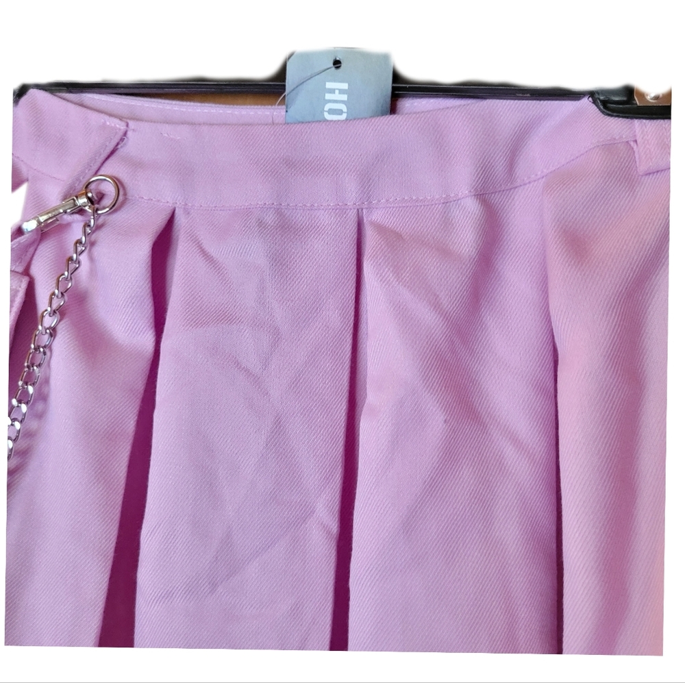 💗 New! HOT TOPIC Pleated Cargo Mini Skirt, Size MD - New!! - Picture 2 of 6
